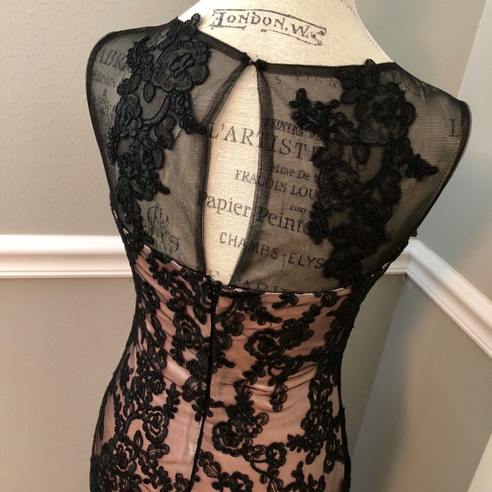 🆕♠️BLACK•LACE•SLEEVELESS•BALL•GOWN🌹 - Picture 4 of 8